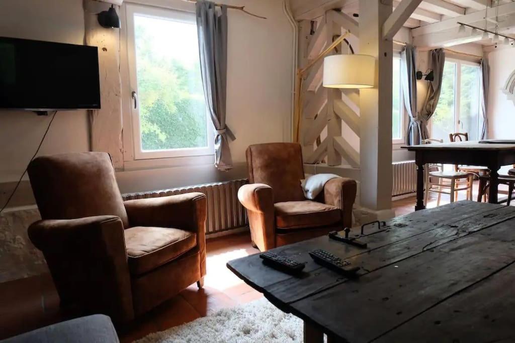 Maison A Colombages Pres De Deauville, Trouville Formentin Zewnętrze zdjęcie